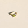 Wholesale Vintage Geometric Copper Ring With 18K Real Gold Electroplating For Women