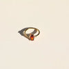 Wholesale Vintage Geometric Copper Ring With 18K Real Gold Electroplating For Women