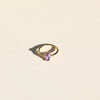 Wholesale Vintage Geometric Copper Ring With 18K Real Gold Electroplating For Women