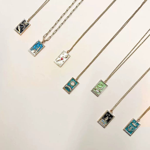 Wholesale Vintage Geometric Square Electroplated Real Gold Copper Necklace For Women
