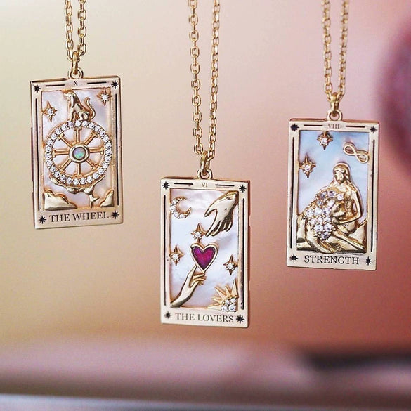 Wholesale Vintage Geometric Square Electroplated Real Gold Copper Necklace For Women
