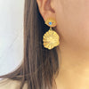 Wholesale Vintage Geometric Stainless Steel 18K Gold Plated Tassel Earrings For Women