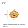 Wholesale Vintage Gold Plated Stainless Steel Bracelet With Love Wings Leaf Sunflower Lips Eye Pendant And Hirback Pattern