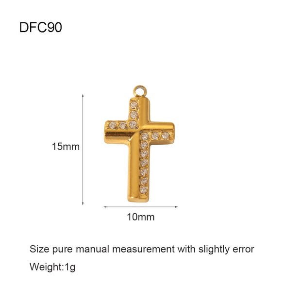 Wholesale Vintage Gold Plated Stainless Steel Bracelet With Love Wings Leaf Sunflower Lips Eye Pendant And Hirback Pattern