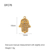 Wholesale Vintage Gold Plated Stainless Steel Bracelet With Love Wings Leaf Sunflower Lips Eye Pendant And Hirback Pattern