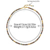 Wholesale Vintage Handmade Natural Stone Stainless Steel African Pine Heart Shape Beaded Necklace For Women