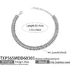 Wholesale Vintage Handmade Woven Stainless Steel Spliced Cuban Chain Necklace And Bracelet Set For Women Pvd Gold Plated