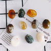 Wholesale Vintage Irregular Blooming Semitransparent Plastic And Resin Nonhole Pendant Jewelry Accessories Material Environmentalfriendly