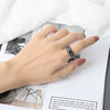 Wholesale Vintage Love Ring Copper Geometric Electroplating Unisex