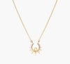 Wholesale Vintage Natural Copper Opal Necklace With Hollow Star Moon Design And Electroplating O Chain