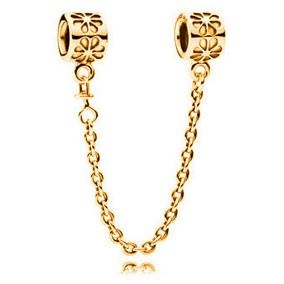 Wholesale Vintage Safety Chain Charm Bracelet Jewelry Diy Accessories Made Of Metal With Totem Pattern And Electroplating Treatment