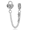 Wholesale Vintage Safety Chain Charm Bracelet Jewelry Diy Accessories Made Of Metal With Totem Pattern And Electroplating Treatment