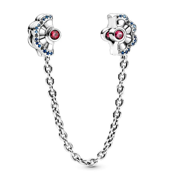 Wholesale Vintage Safety Chain Charm Bracelet Jewelry Diy Accessories Made Of Metal With Totem Pattern And Electroplating Treatment