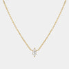 Wholesale Vintage Snake Geometric Pendant Necklace Copper Titanium Steel Electroplating Women's