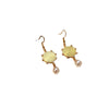 Wholesale Vintage Stainless Steel And Pearl Jewelry With Small Animal Pattern And 18K Gold Plated Electroplating Treatment Including Earrings And Necklaces