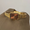 Wholesale Vintage Style Golden Quartz Watch For Women With Alloy Case And Stainless Steel Strap
