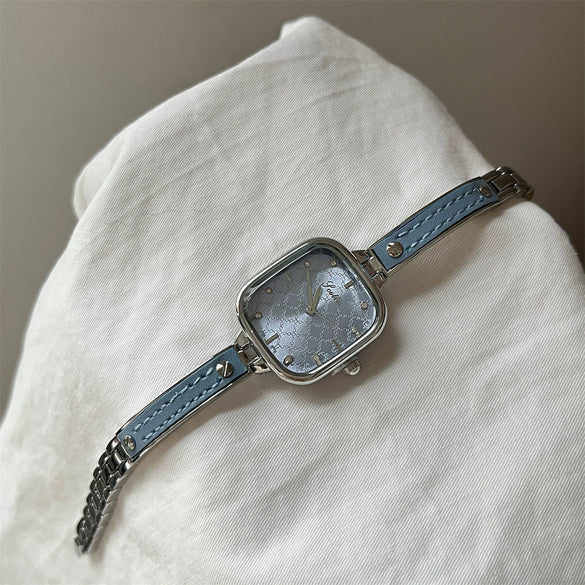 Wholesale Vintage Style Rhombus And Square Shaped Alloy Ladies Watch With Jewelry Buckle And Screwdown Crown