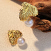 Wholesale Vintage Style Stainless Steel Geometric Earrings With Electroplating For Women