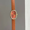 Wholesale Vintage Style Women's Quartz Watch With Super Fiber Strap And Alloy Case
