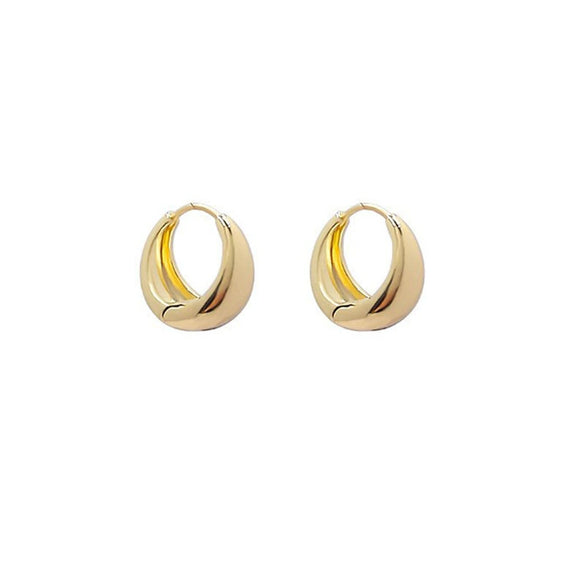 Wholesale Vintage Women's Elegant High Grade Alloy Earrings With Geometric Design And Electroplating