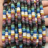 Wholesale Volcanic Stone Beads Cutting Spacer Diy Accessories For Bracelet