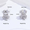 Wholesale Waist Beads 925 Sterling Silver Petals Pattern Handmade Diy Light Luxury Style With Zirconia Design