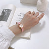 Wholesale Watch Alloy Artificial Leather Round Retro Artistic Temperament Women's