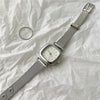 Wholesale Watch Alloy Ordinary Glass Mirror Leisure Style Square Women's