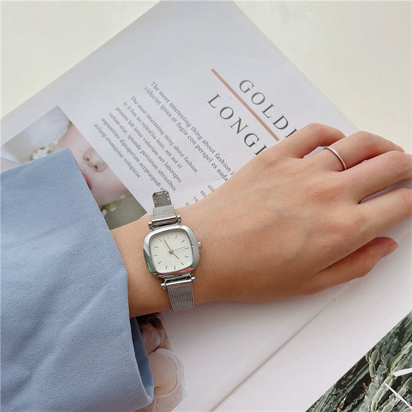 Wholesale Watch Alloy Ordinary Glass Mirror Leisure Style Square Women's