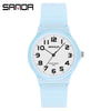 Wholesale Watch Resin Case And Strap Mineral Strengthened Glass Mirror Round Dial For Middle School Girls Leisure Style