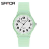 Wholesale Watch Resin Case And Strap Mineral Strengthened Glass Mirror Round Dial For Middle School Girls Leisure Style