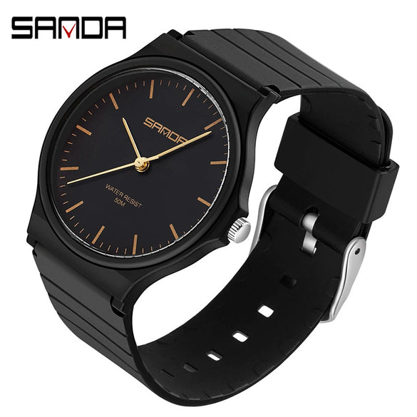 Wholesale Watch Resin Case And Strap Mineral Strengthened Glass Mirror Round Dial For Middle School Girls Leisure Style