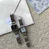 Wholesale Watch Retro Cold Style Silver Metal Alloy Case Quartz For Women