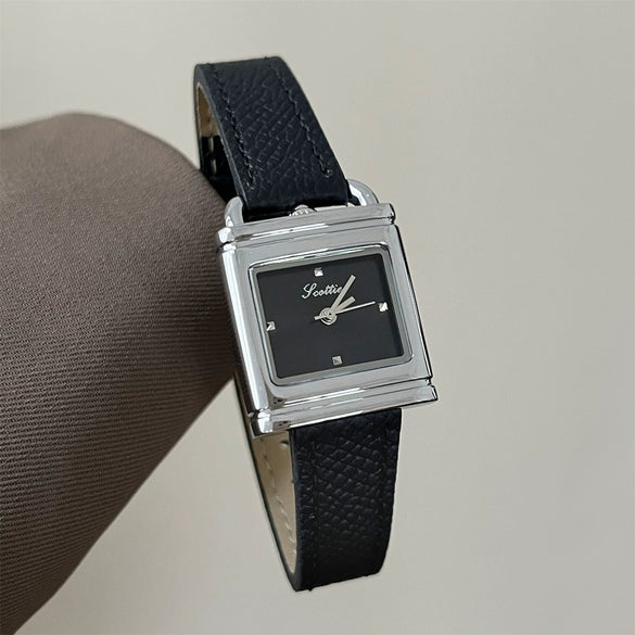 Wholesale Watch Retro Vintage Style Square Steel Band Gold Lock