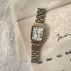 Wholesale Watch Silver Square Retro Style Alloy Case Stainless Steel Band