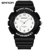 Wholesale Watch Tpu Strap Abs Case Acrylic Mirror Small Fresh Style Digital Sports Waterproof For Teenagers And Students