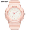 Wholesale Watch Tpu Strap Abs Case Acrylic Mirror Small Fresh Style Digital Sports Waterproof For Teenagers And Students