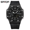 Wholesale Watch Zinc Alloy Acrylic Mirror Silicone Strap Round Dial Multifunction Waterproof Advanced Sense Casual Sports Fashion Light Luxury Style Universal