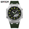 Wholesale Watch Zinc Alloy Acrylic Mirror Silicone Strap Round Dial Multifunction Waterproof Advanced Sense Casual Sports Fashion Light Luxury Style Universal