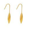Wholesale Water Drop Shape Geometric Stainless Steel Electroplated 18K Gold Ear Hook Earrings For Women