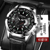 Wholesale Waterproof Non Mechanical Watch With Steel Case Round Dial And Mineral Strengthened Glass Mirror For Men