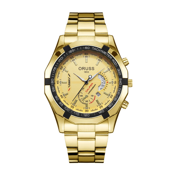 Wholesale Waterproof Non Mechanical Watch With Steel Case Round Dial And Mineral Strengthened Glass Mirror For Men
