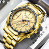Wholesale Waterproof Non Mechanical Watch With Steel Case Round Dial And Mineral Strengthened Glass Mirror For Men