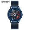 Wholesale Wheel Casual Men's Alloy Belt Quartz Watch With Round Dial And Stainless Steel Clasp
