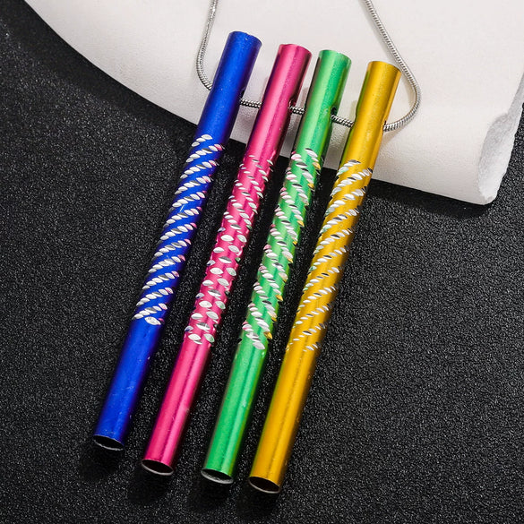 Wholesale Wind Chime Jewelry Aluminum Tube Totem Pattern Baking Paint Process