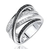 Wholesale Winding Ring Copper Geometric Micropaved Fashion Unisex