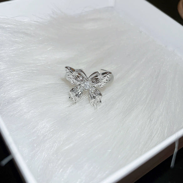 Wholesale Women Copper Geometric Inlaid Zircon Ring And Bracelet