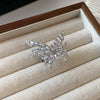 Wholesale Women Copper Geometric Inlaid Zircon Ring And Bracelet