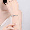 Wholesale Women Double Chain Push Pull Design 925 Sterling Silver Bracelet With Cartoon Characters And Electroplating