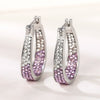 Wholesale Women Earrings Alloy Light Luxury Geometric Diamond